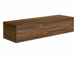 Online Vente-unique Mueble de baño - Ancho 150 x Alt. 32 cm - - ISAURE Color natural oscuro
