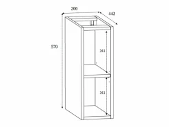 Mueble de baño 140 cm (2x 60 + 20) con encimera superior + patas para mueble, color: Roble Claro, 140 x 46 x 80,7 cm Mueble De Lavabo