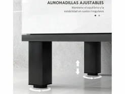 Homcom Mueble de baño Amalfi 2 puertas blanco/ 60x80x34 cm