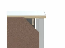 vidaxl Mueble de baño BERG madera maciza de pino 69,5x34x80 cm