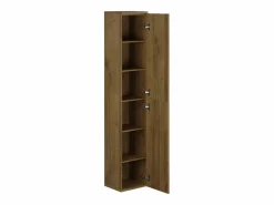 Hot Vente-unique Mueble de baño con 6 estanterías - Ancho 30 x Prof. 25 x Alt. 160 cm - Natural claro - KAYLA Color natural claro