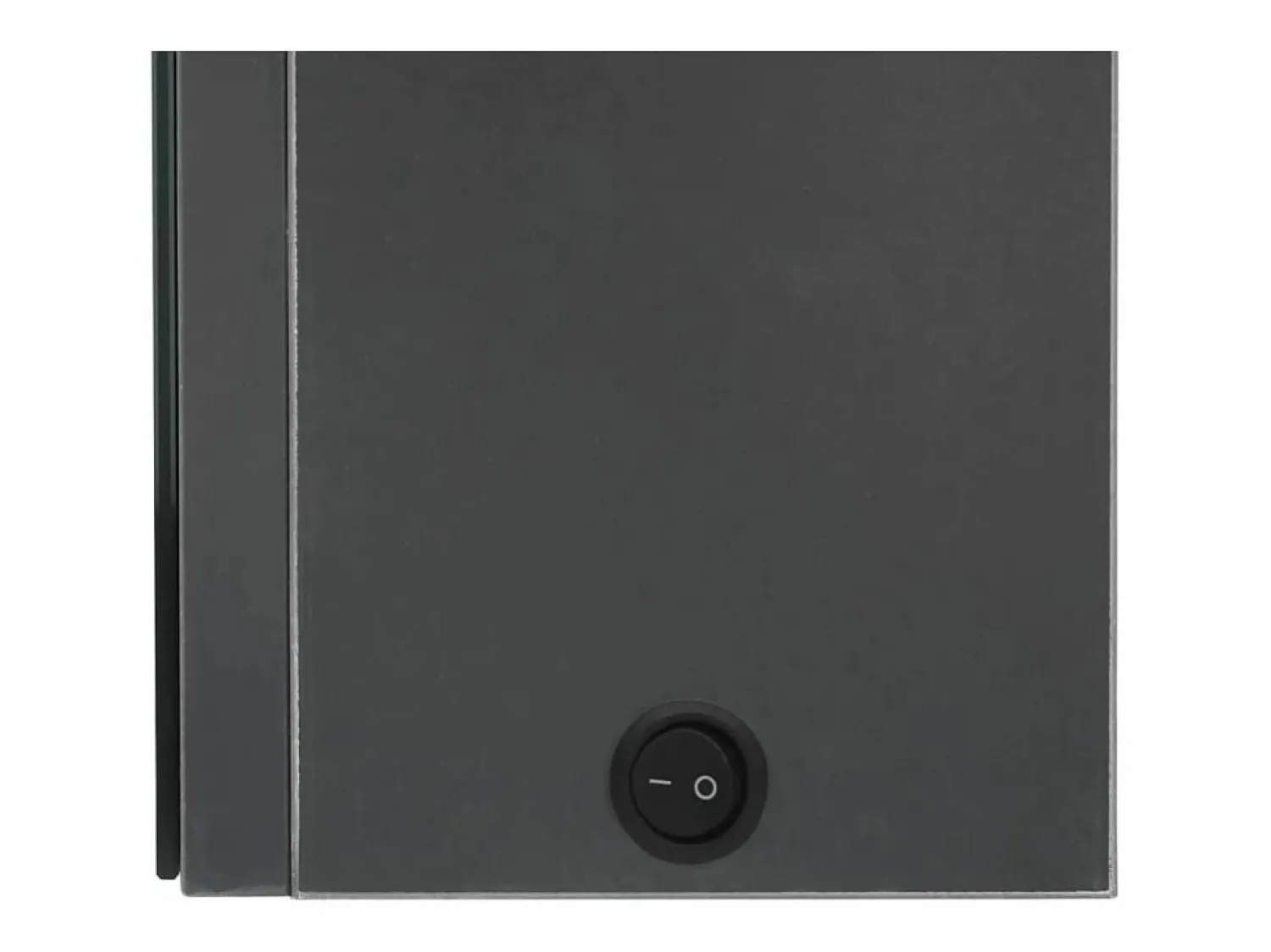 vidaxl Mueble de baño con espejo LED 89x14x62 cm Gris