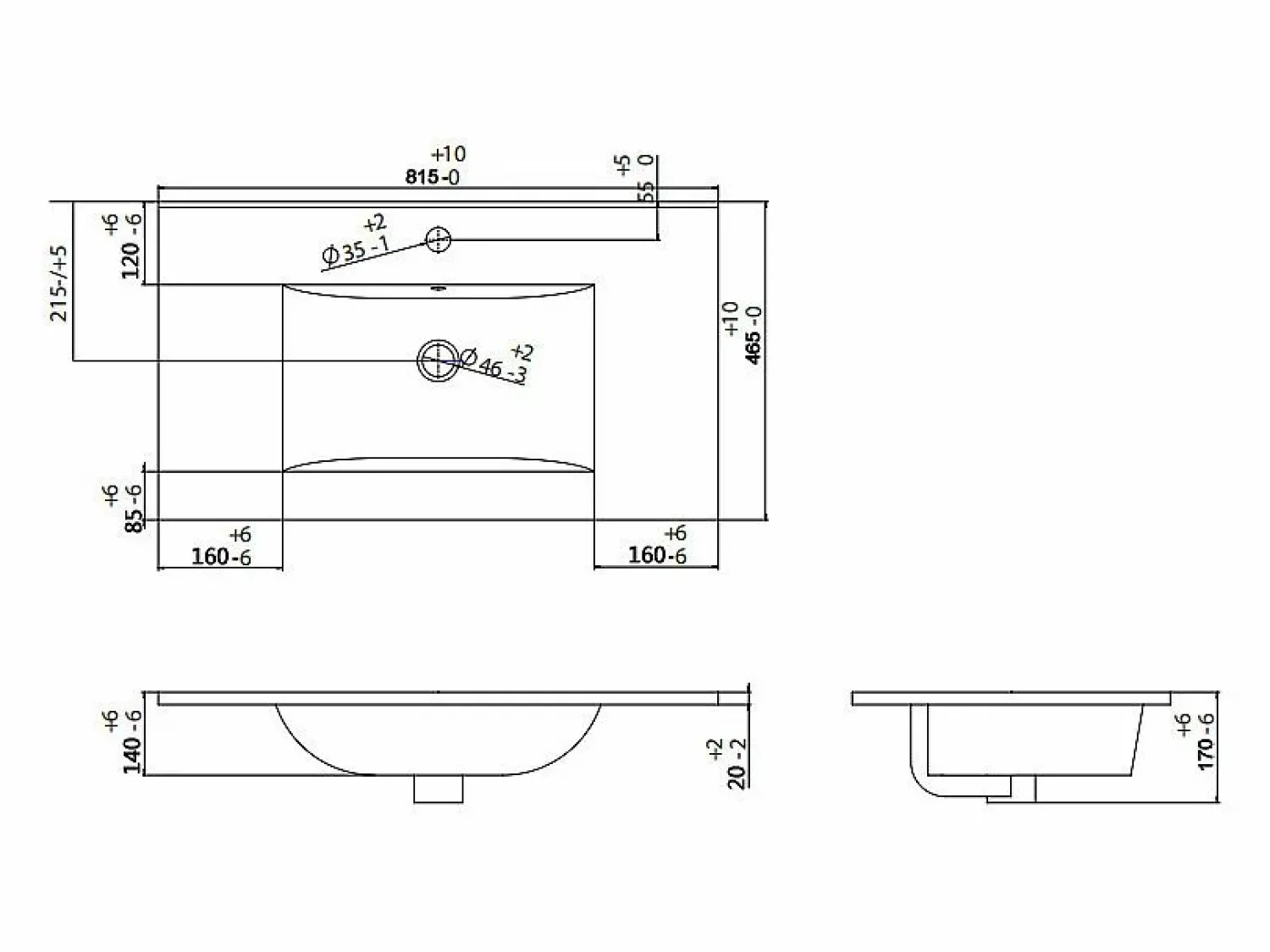 Vente-unique Mueble de baño con lavabo simple - - 80 cm - NISAYA Color natural claro