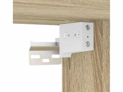New Mueble de baño con lavabo incorporado y grifo roble Sonoma Estantería Sobre Inodoro