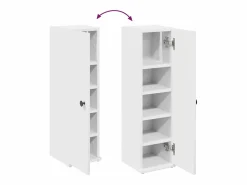 Sale Mueble de baño con portarrollos 20,5x22x72 cm Estantería Sobre Inodoro