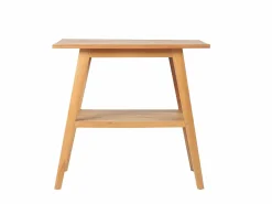 Discount Vente-unique Mueble de baño de madera de teca con lavabo - 80 x 55 cm - BOBOTSARI Color natural claro