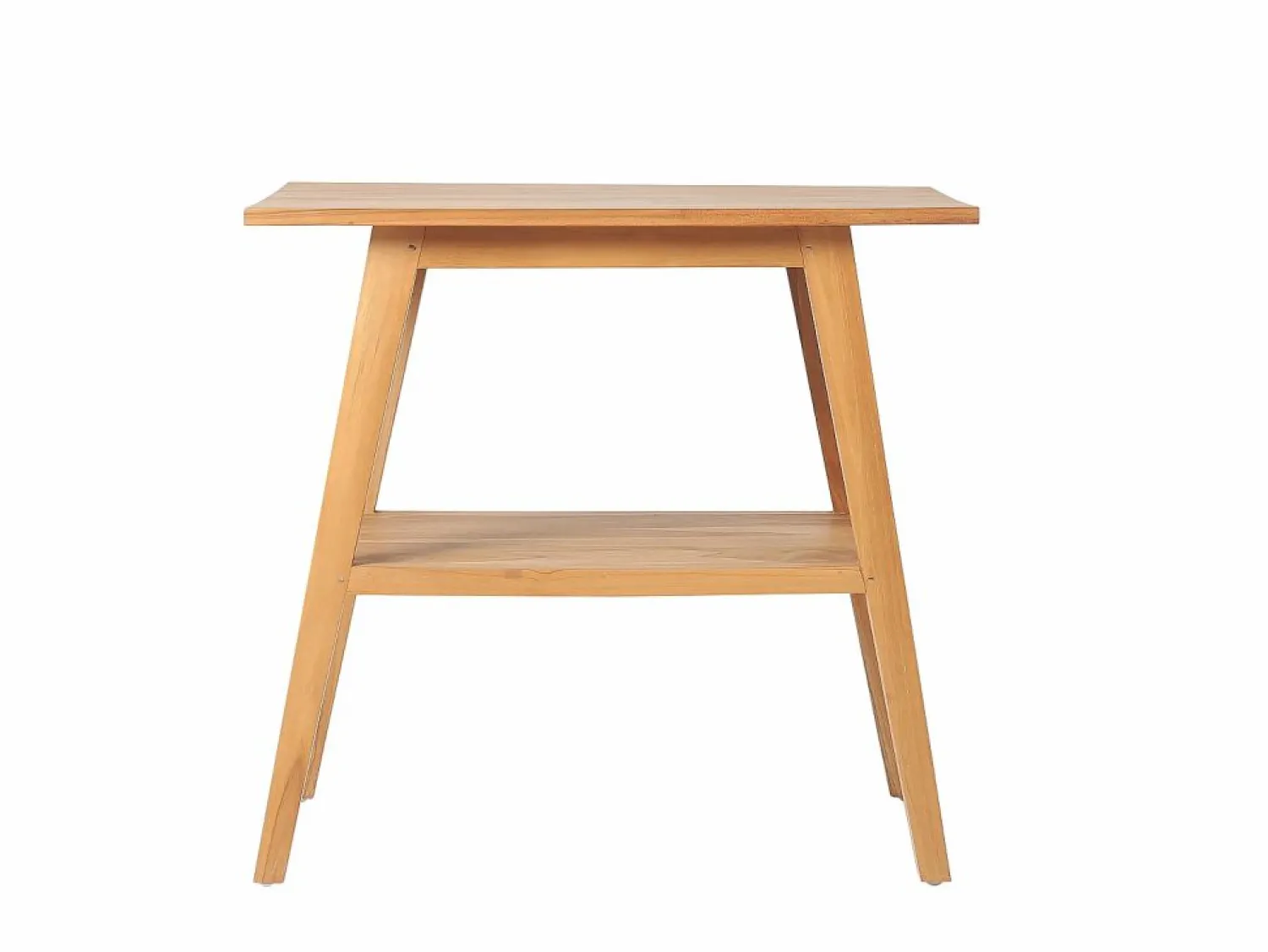 Discount Vente-unique Mueble de baño de madera de teca con lavabo - 80 x 55 cm - BOBOTSARI Color natural claro