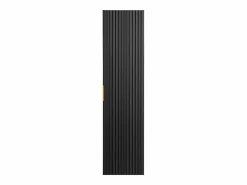 Vente-unique Mueble de baño de pared ZEVARA de 4 estantes con diseño ranurado, color