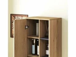 Best Mueble de baño Elna 2 puertas natural 141,5x40x24 cm Mueble De Aseo