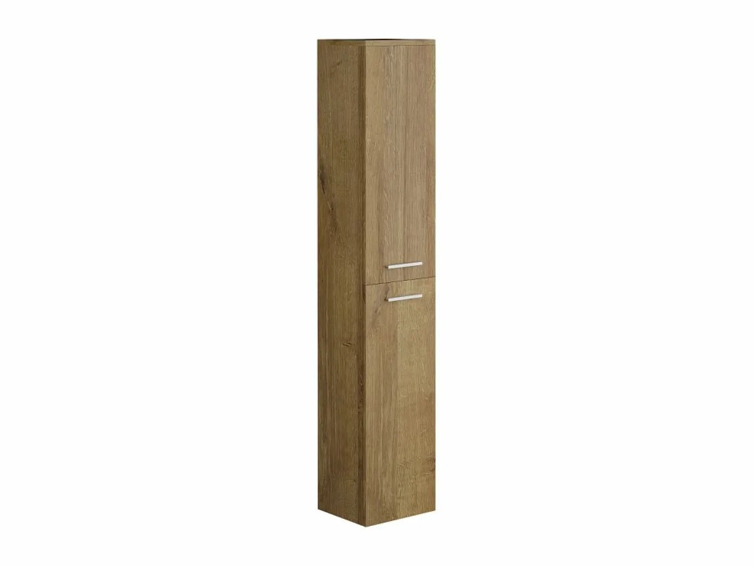 New Mueble de baño flotante con lavabo y columna natural clara, 80 cm, KAYLA Conjunto De Baño