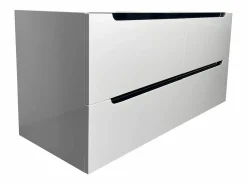 Vente-unique Mueble de baño flotante, color , Ancho 120 x Alt. 57 cm, SELITA