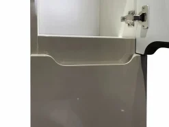 Sale Vente-unique Mueble de baño flotante gris , Ancho 30 x Prof. 30 x 120 cm, STEFANIE Topo