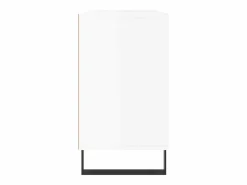 New vidaxl Mueble de baño madera de ingeniería brillo 80x33x60 cm Blanco