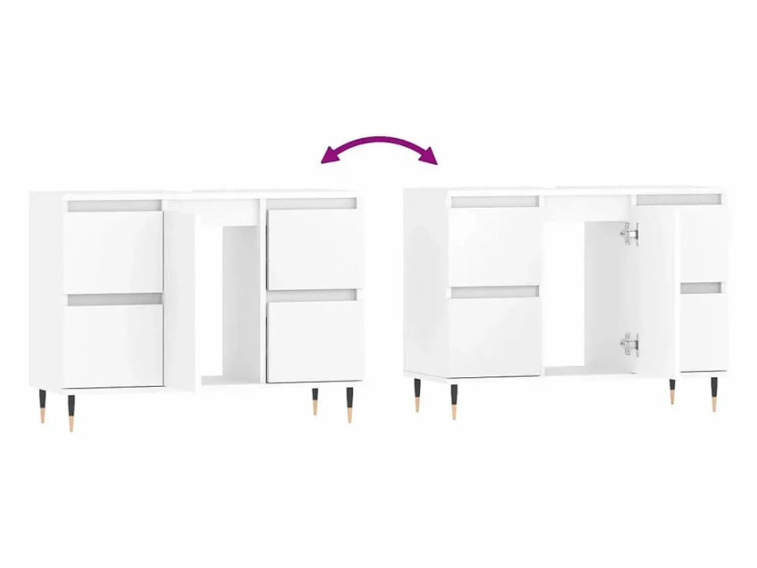 Sale Mueble de baño madera de ingeniería 80x33x60 cm Estantería Sobre Inodoro