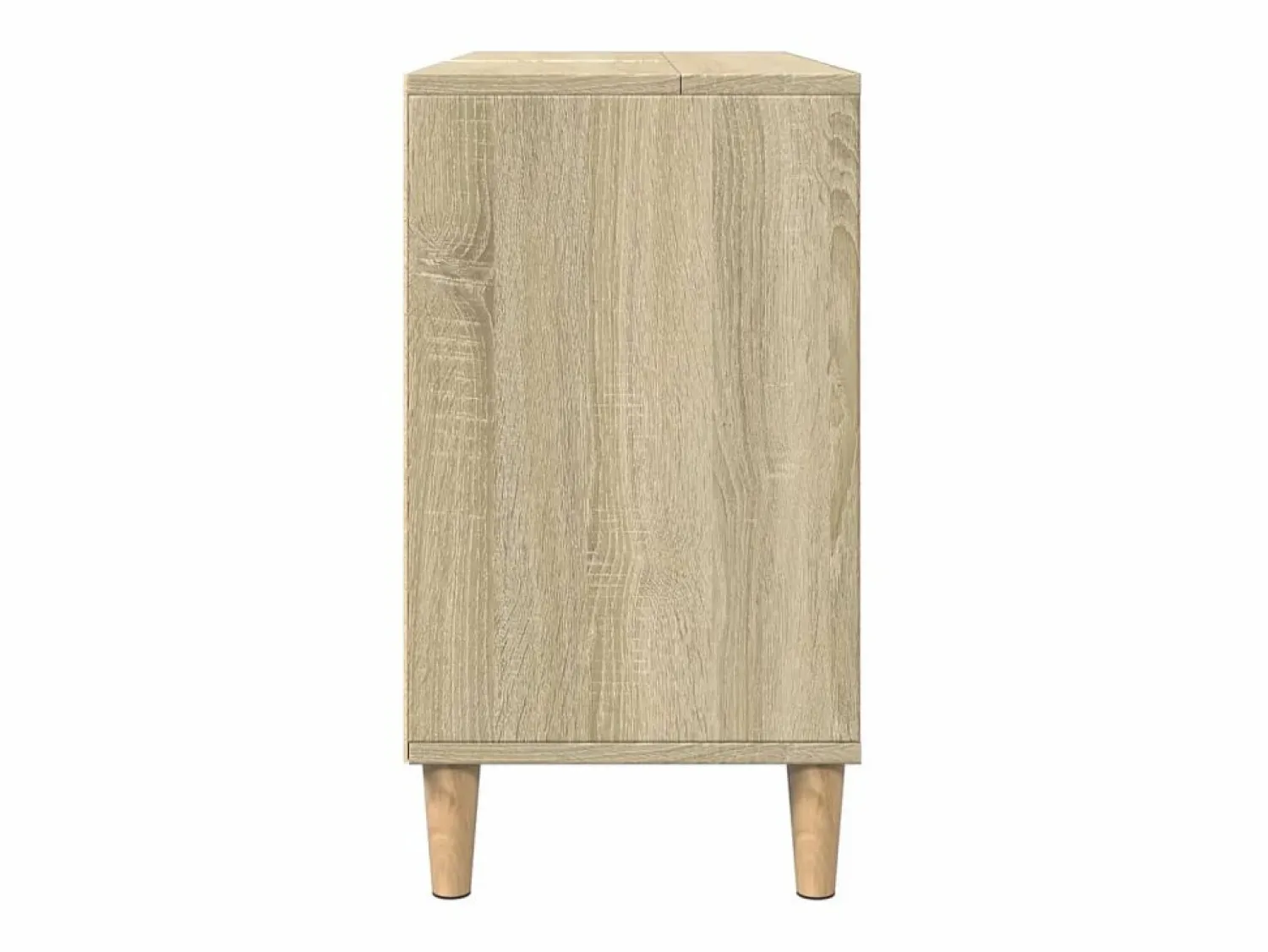Outlet vidaxl Mueble de baño madera de ingeniería roble Sonoma 80x33x60 cm Color natural claro