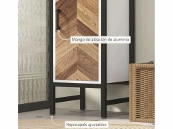 Homcom Mueble de baño Nara alto nogal 170x30x30 cm