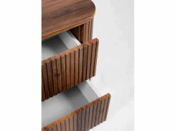 Outlet Mueble de baño para lavabo suspendido, roble nogal, 100 x 51,7 x 41,5 cm Marru00f3n