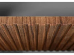 Outlet Mueble de baño para lavabo suspendido, roble nogal, 100 x 51,7 x 41,5 cm Marru00f3n