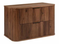 New Mueble de baño para lavabo suspendido, roble nogal, 80,4 x 51,7 x 41,5 cm Marru00f3n