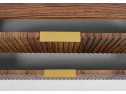 Online Mueble de baño para lavabo suspendido, roble nogal, 80,4 x 51,7 x 41,5 cm Mueble De Pared Para Baño
