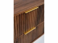 Online Mueble de baño para lavabo suspendido, roble nogal, 80,4 x 51,7 x 41,5 cm Mueble De Pared Para Baño