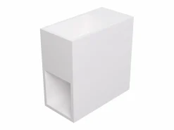 Sale Shower & Design Mueble de baño suspendido de solid surface con estante 40 cm - PUMORI Blanco