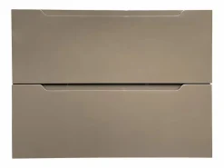 New Vente-unique Mueble de baño suspendido gris , 80 cm, STEFANIE Topo