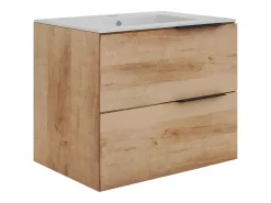 Hot Mueble de baño suspendido simple lavabo - - 60 cm - NISAYA Mueble De Baño Simple