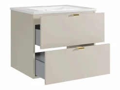 Outlet Mueble de baño suspendido con lavabo encastrado - - 60 cm - LAVENA Mueble De Baño Simple