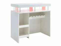 Sale Mueble de bar FABIO - MDF lacado - Leds - 2 huecos Muebles De Bar|Mueble Bar