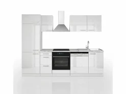 Vicco Mueble de cocina alto brillo/ 270x57.1x81.6 optima