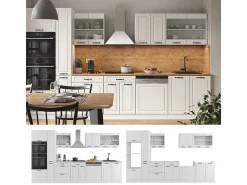 Sale Mueble de cocina casa de campo blanca/blanca 350x46x81.6 r-line Cocina Completa