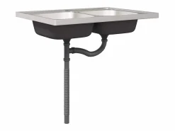 Best vidaxl Mueble de Cocina con puerta Kalmar 80 x 46 x 81,5 cm Negro