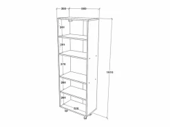 Mueble de cocina haaus Arno, 4 puertas, , 56 x 30 x 161 cm