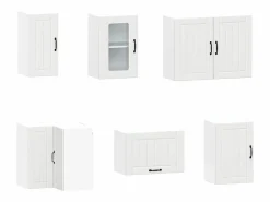 vidaxl Mueble de cocina Kalmar 11 piezas madera contrachapada