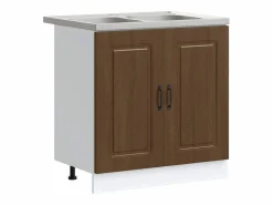 Mueble de Cocina Kalmar Roble Marrón 80 x 46 x 81,5 cm Cocina Completa