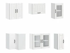 vidaxl Mueble de cocina Lucca 11 piezas madera contrachapada