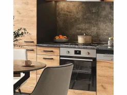 Outlet Mueble de cocina oro power roble/antracita 270x57.1x81.6 optima Cocina Completa