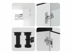 Online Mueble de cocina Porto negra 14 piezas madera contrachapada Cocina Completa