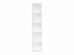 Discount vidaxl Mueble de esquina madera contrachapada 33x33x164,5 cm Blanco