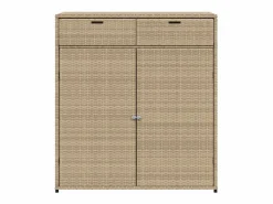 Online Mueble de jardín 105x55x113 cm resina trenzada Beige