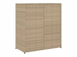 Online Mueble de jardín 105x55x113 cm resina trenzada Beige