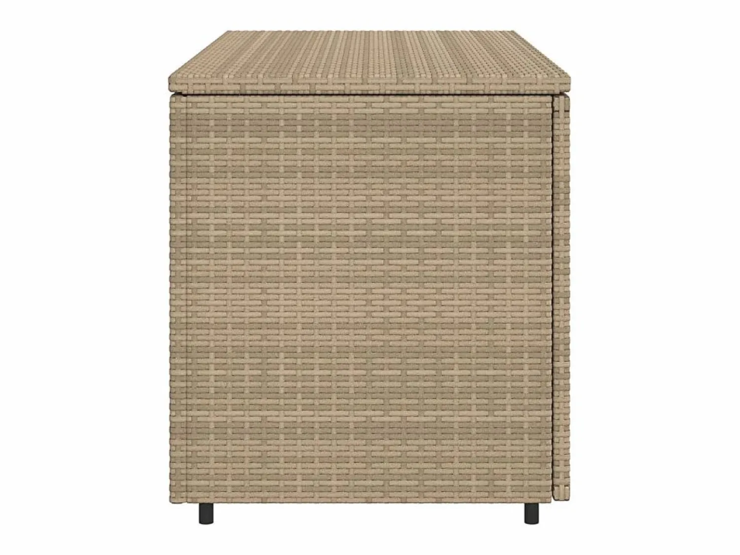 Outlet Mueble de jardín 110x55x60,5 cm resina trenzada Beige
