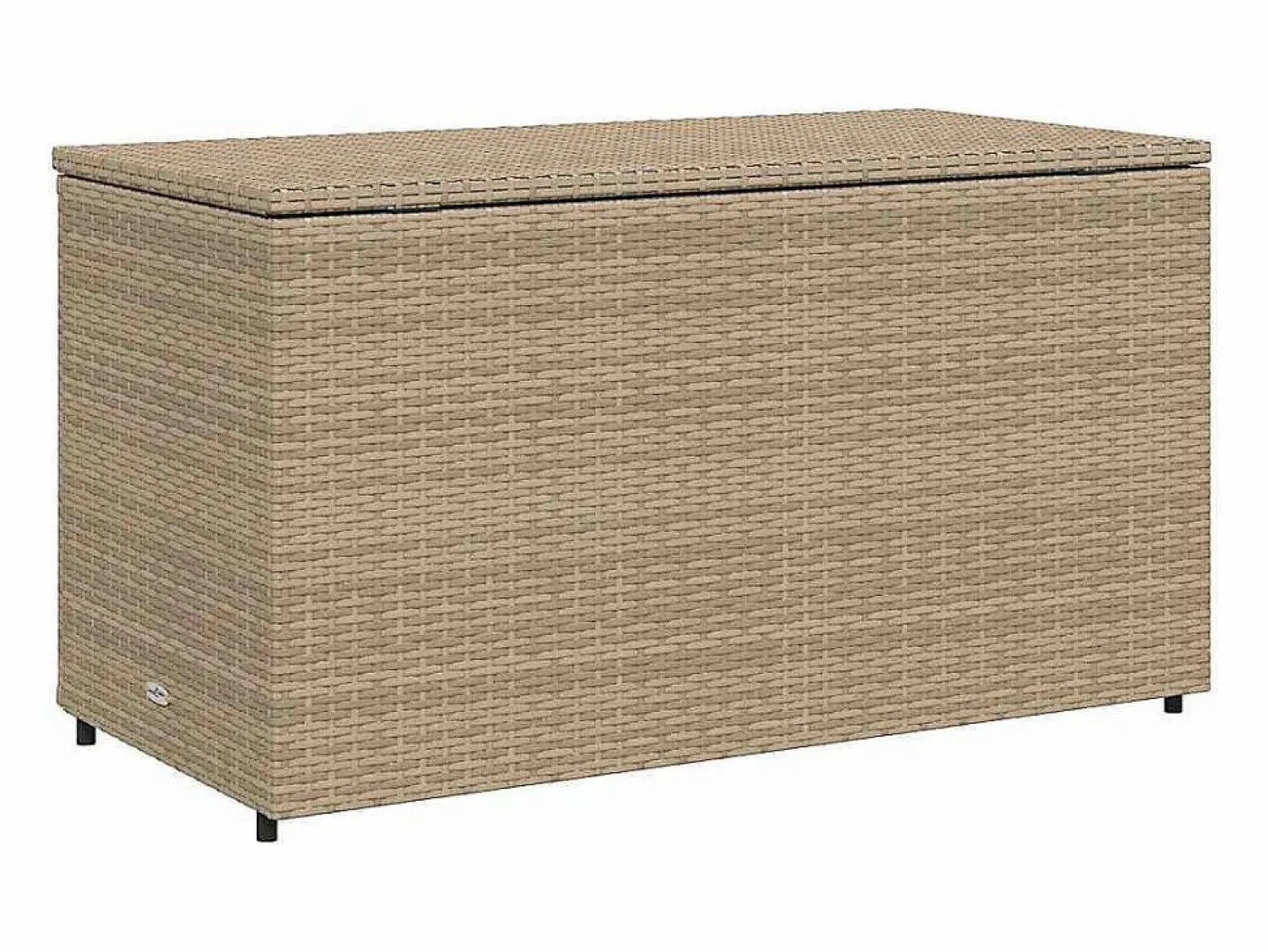 Outlet Mueble de jardín 110x55x60,5 cm resina trenzada Beige