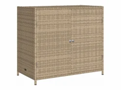 Mueble de jardín 83x45x76 cm resina trenzada