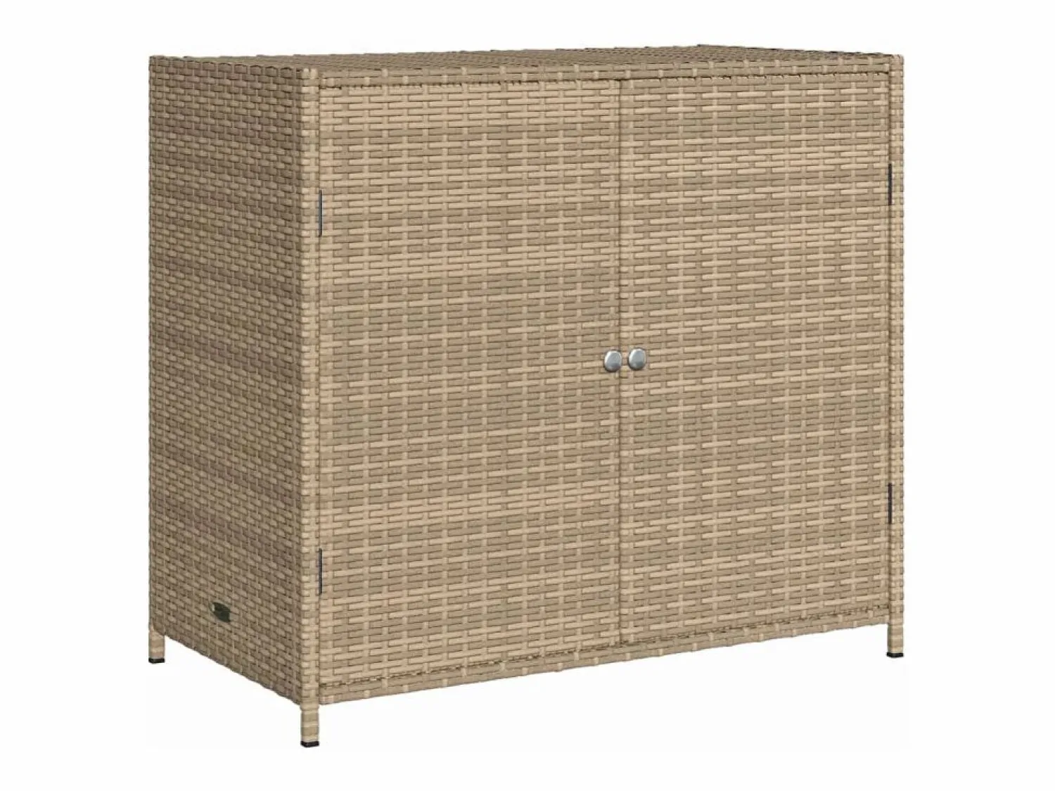 Mueble de jardín 83x45x76 cm resina trenzada