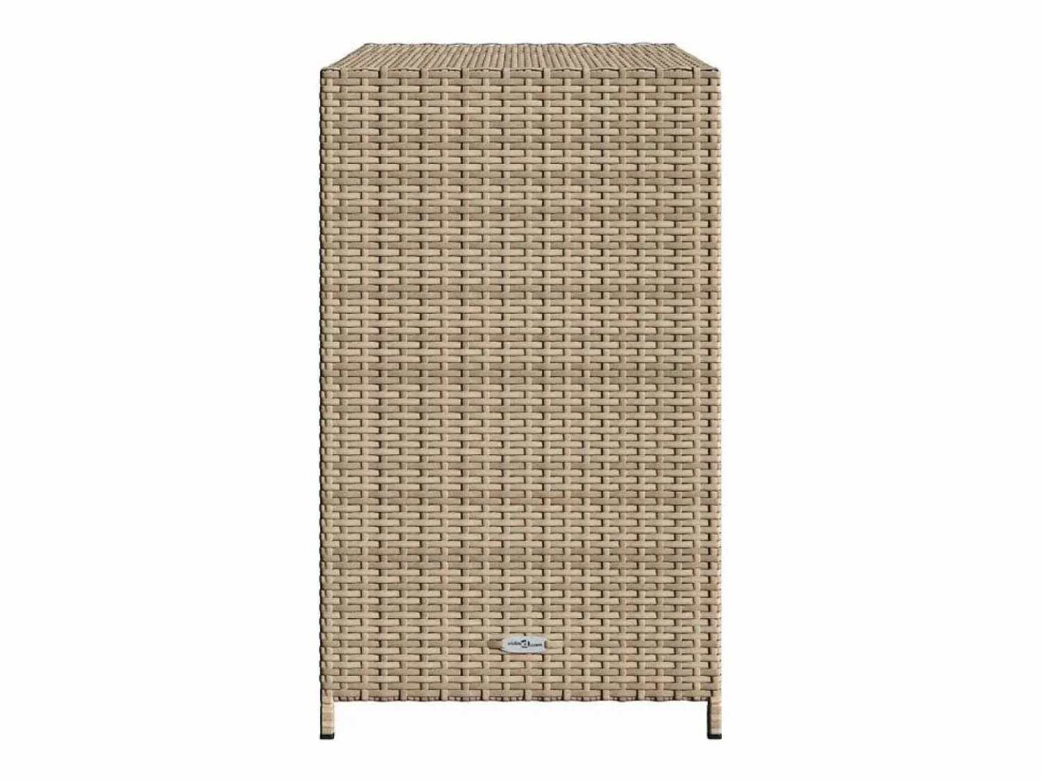 Mueble de jardín 83x45x76 cm resina trenzada