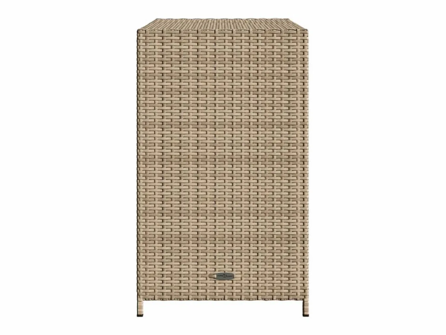 Mueble de jardín 83x45x76 cm resina trenzada