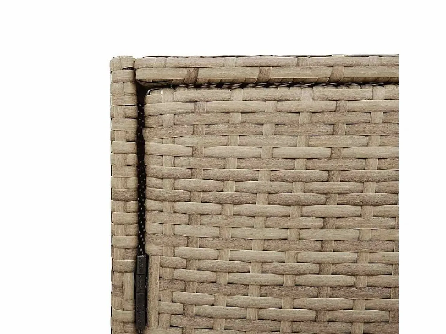 Mueble de jardín 83x45x76 cm resina trenzada