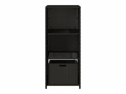 Mueble de jardín de resina trenzada, 50x55x115 cm